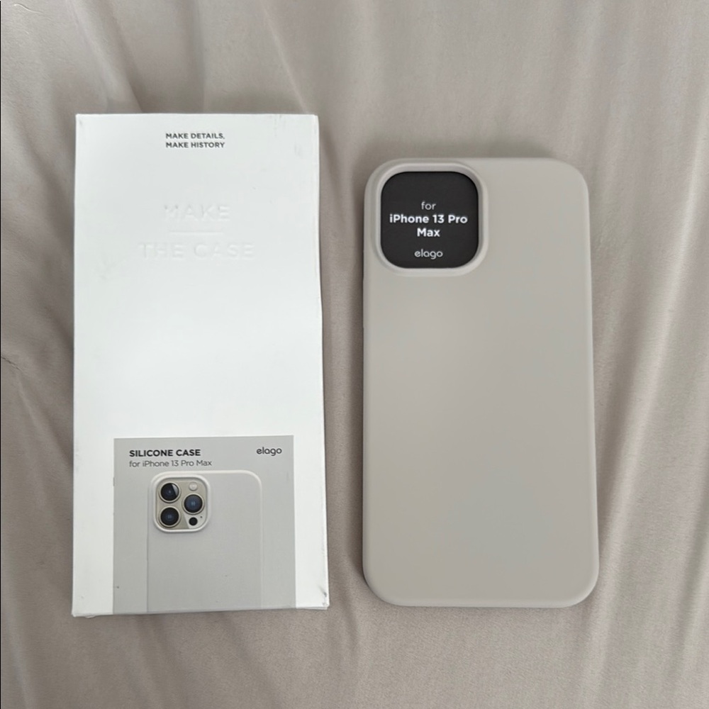 NWT Silicone Case for iPhone 13 Pro Max - Cream